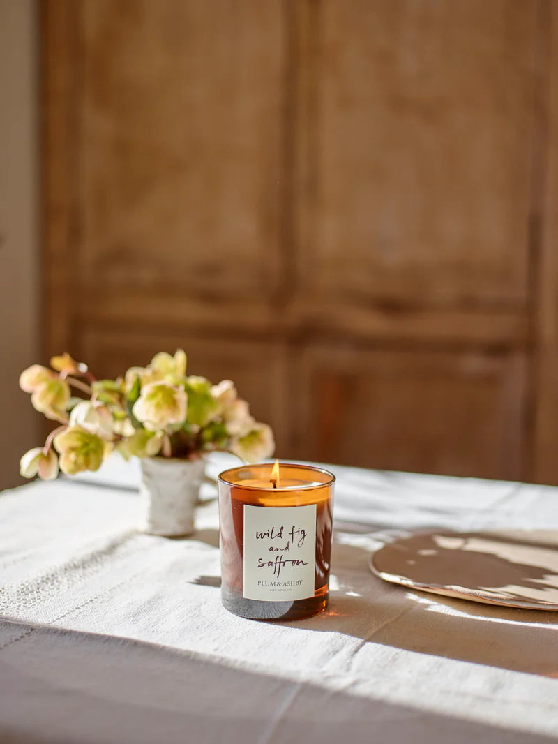 Plum & Ashby Wild Fig & Safron Candle