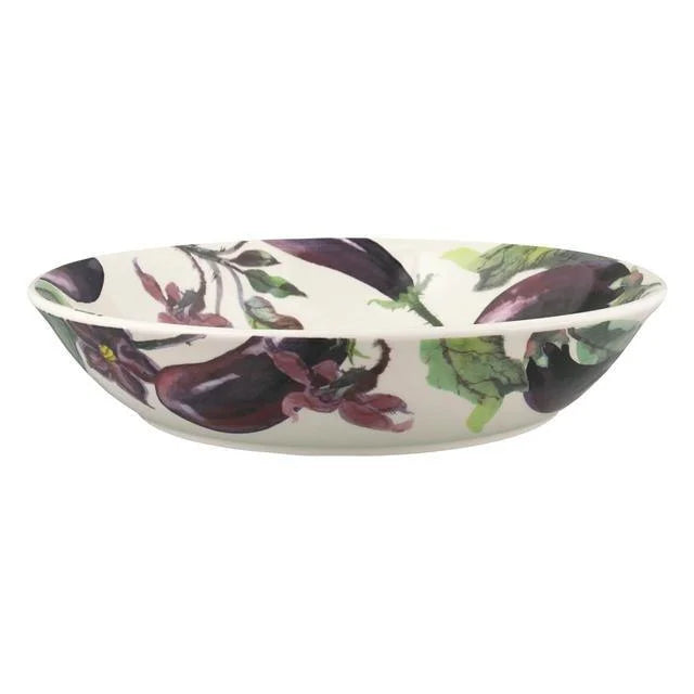 Aubergine & Flowers Pasta Bowl