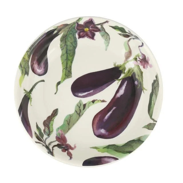 Aubergine & Flowers Pasta Bowl