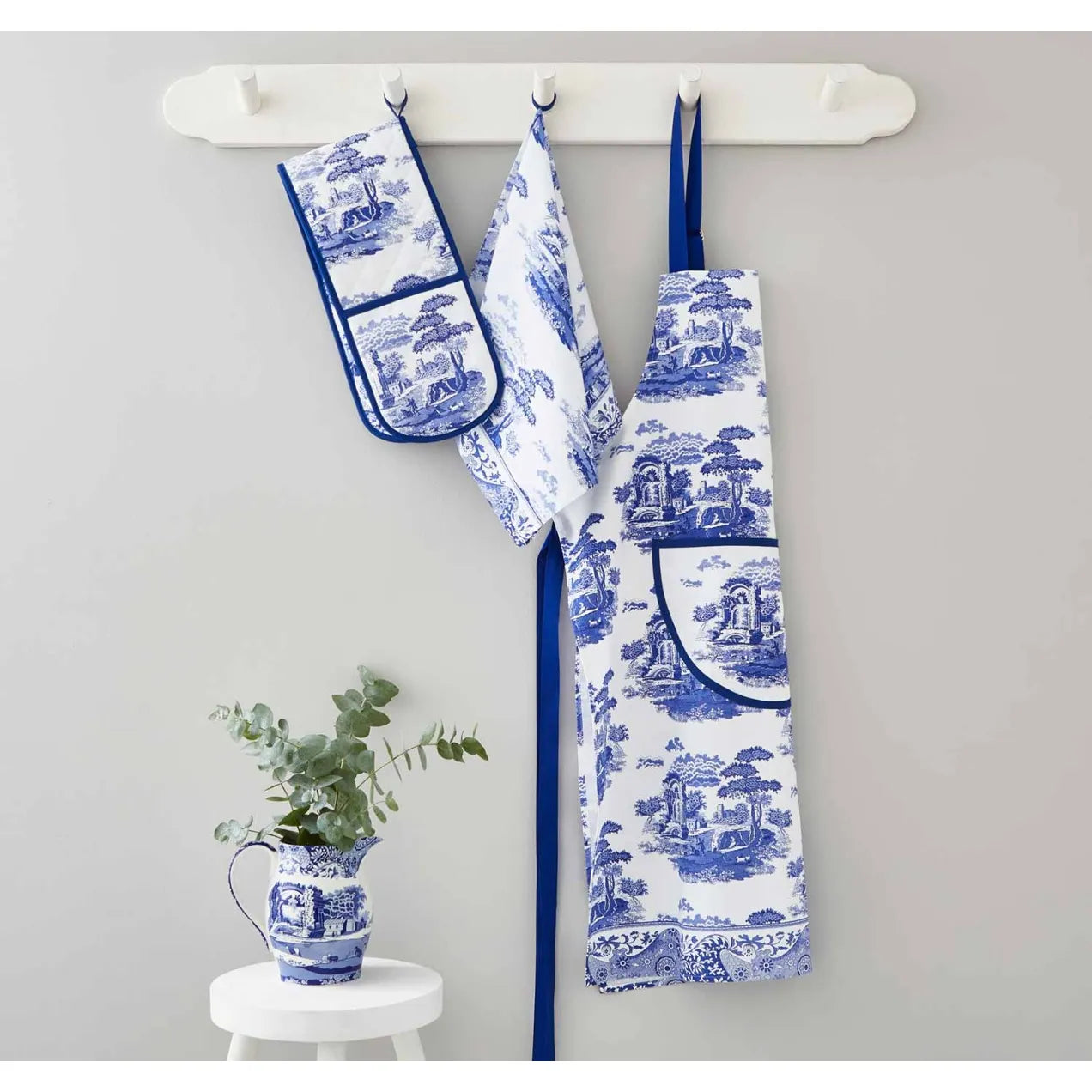 Tea Towel Blue Italian
