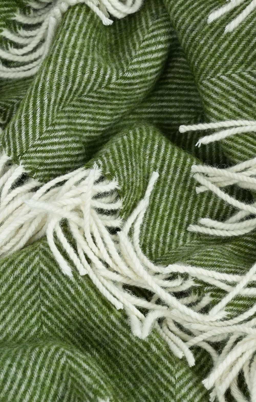 Herringbone Throw Apple