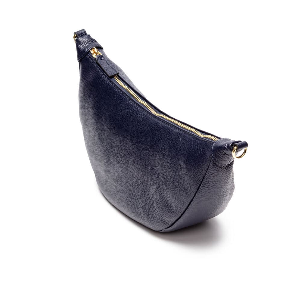 Ellie Beaumont Navy Hobo Bag