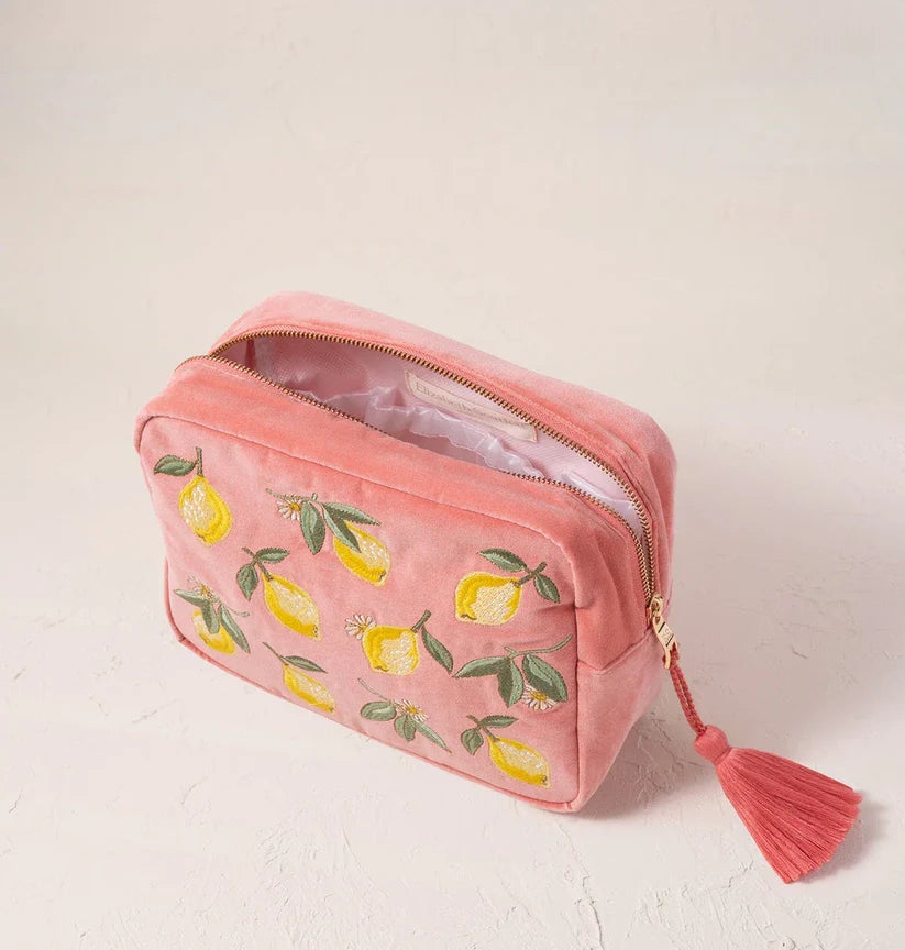 Elizabeth Scarlett Lemon Blossom Wash Bag