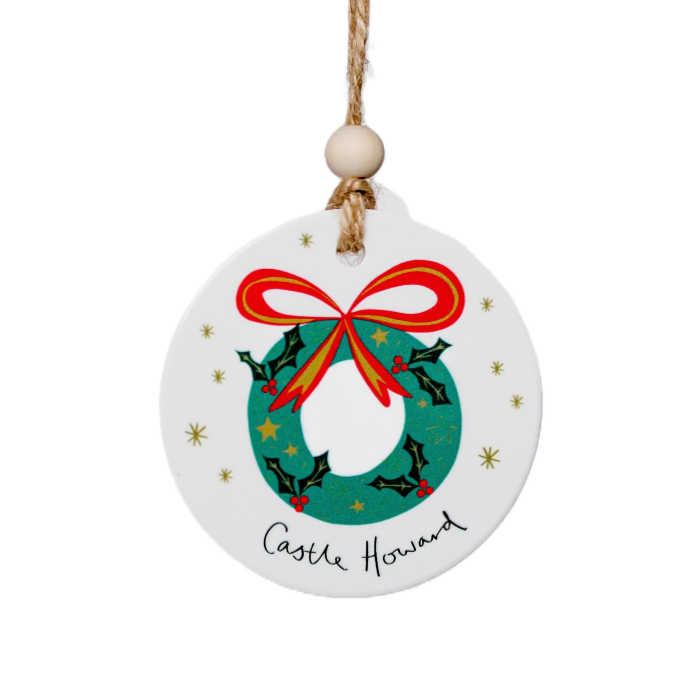 Jess Hogarth X Castle Howard Wreath Ceramic Decoration