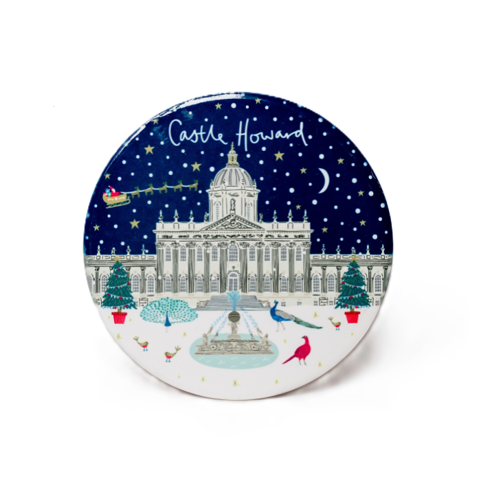 Jess Hogarth X Castle Howard Christmas Coaster