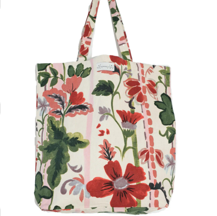 One Hundred Stars Poppy Red Canvas Bag