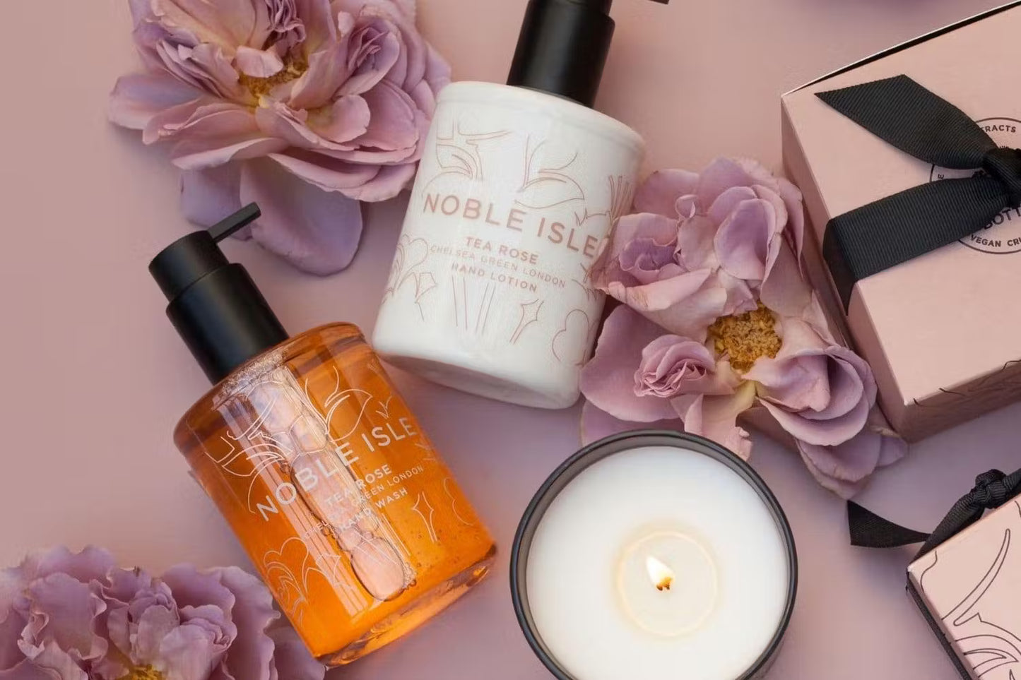 Noble Isle Tea Rose Hand Duo