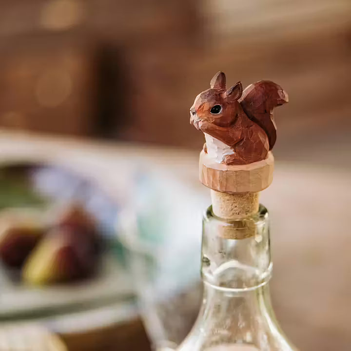 Squirrel Bottle Stopper