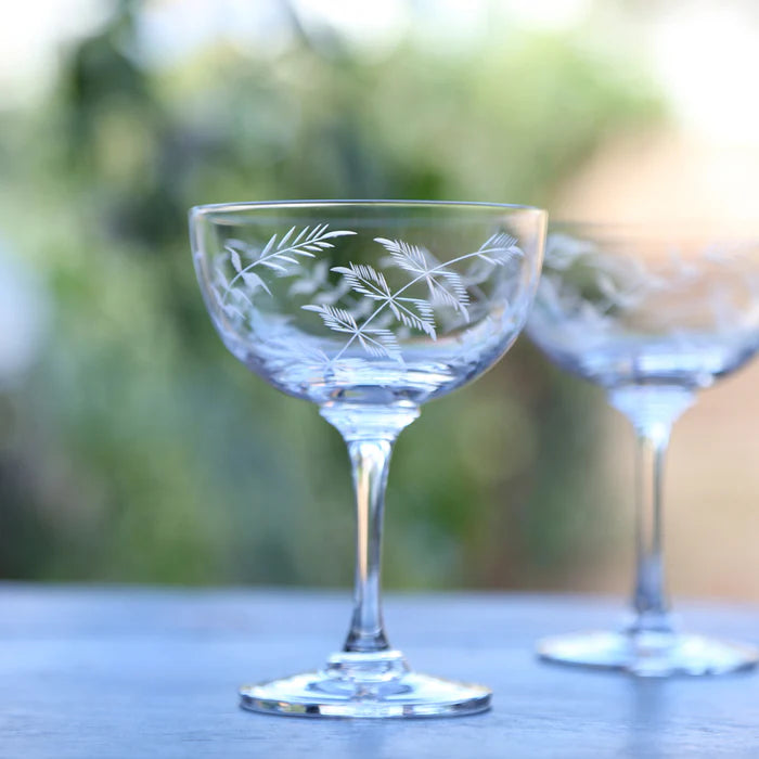Fern Champagne Saucer
