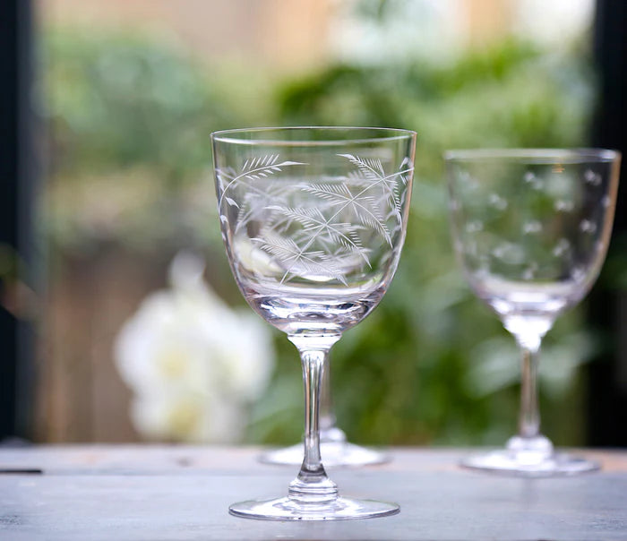 Fern Wine Glass