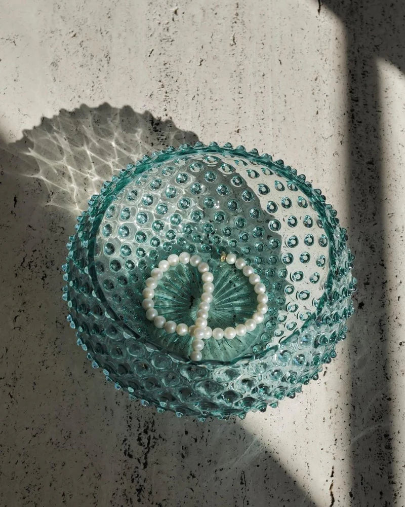 Large hobnail Bowl Beryl Green
