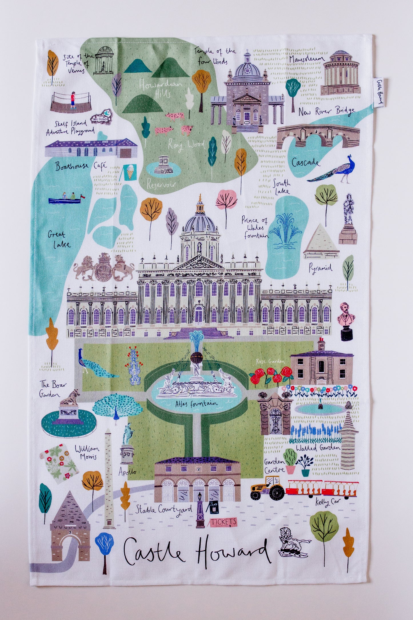 Castle Howard & Jess Hogarth Tea Towel Set of 2