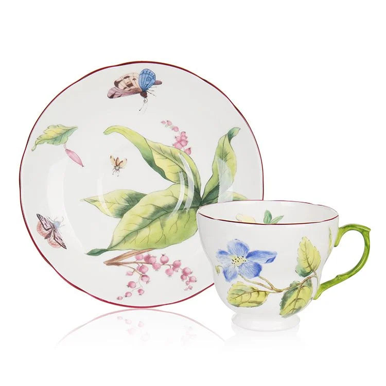 Chelsea Porcelain Tea Cup and Saucer