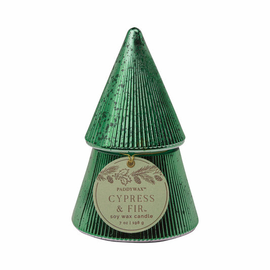 Paddywax Cypress & Fir Green Stacked Candle