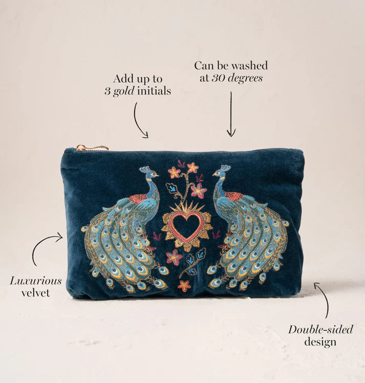Elizabeth Scarlett Pouch Peacock