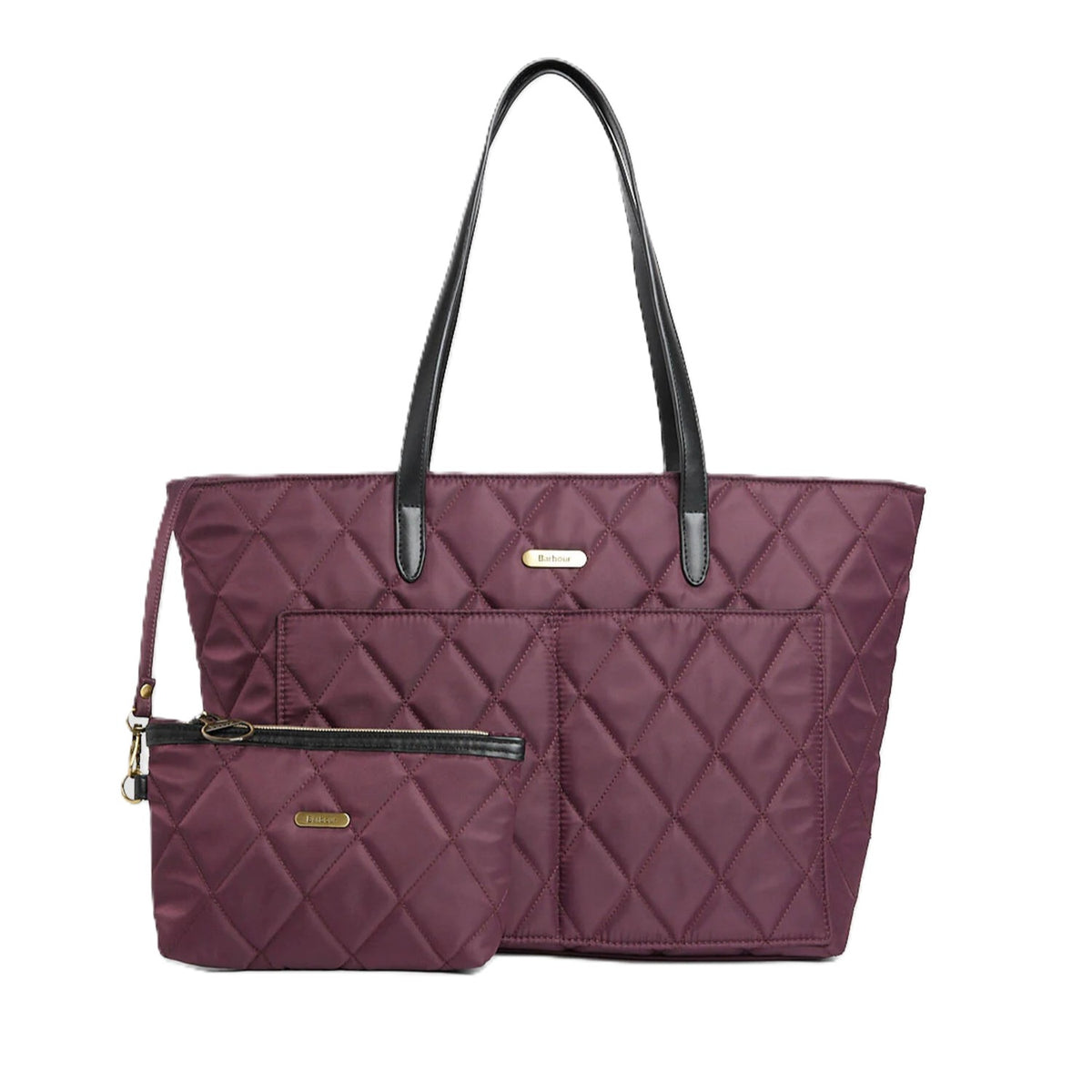 Barbour Quilted Tote Bag Fig