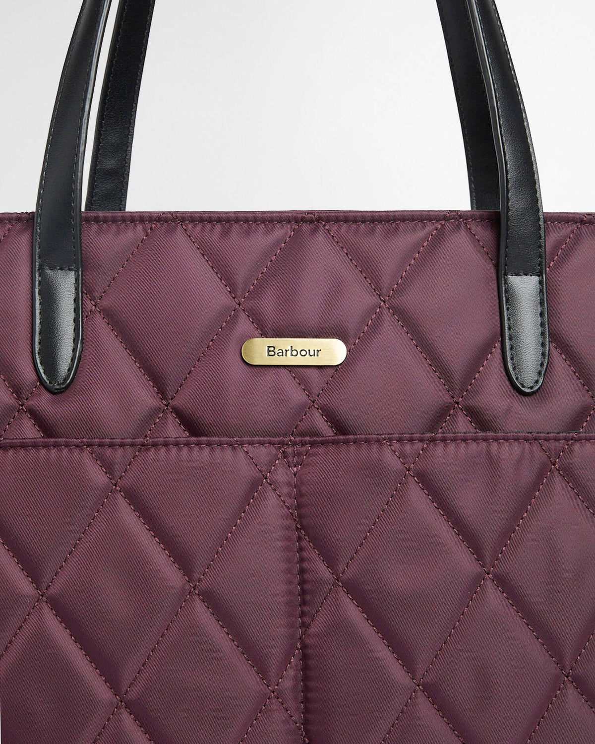 Barbour Quilted Tote Bag Fig