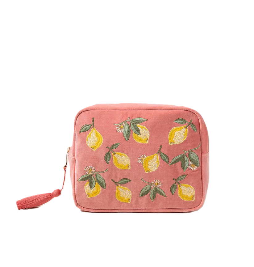 Elizabeth Scarlett Lemon Blossom Wash Bag