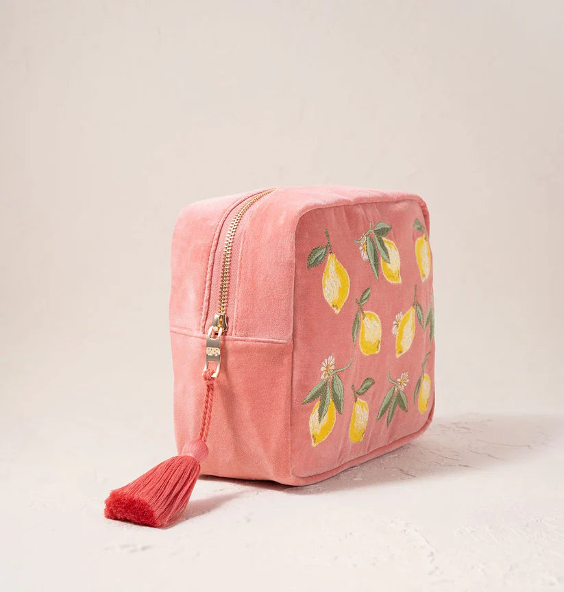Elizabeth Scarlett Lemon Blossom Wash Bag