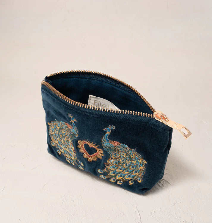 Elizabeth Scarlett Peacock Coin Purse