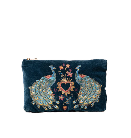 Elizabeth Scarlett Pouch Peacock