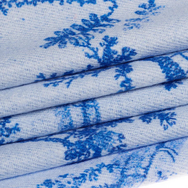 Chinoiserie Blue Pashmina