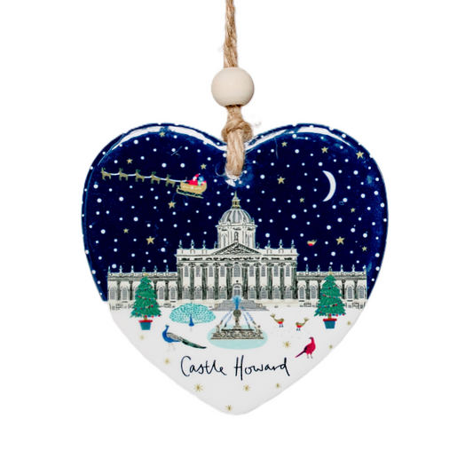 Jess Hogarth X Castle Howard Heart Ceramic Decoration
