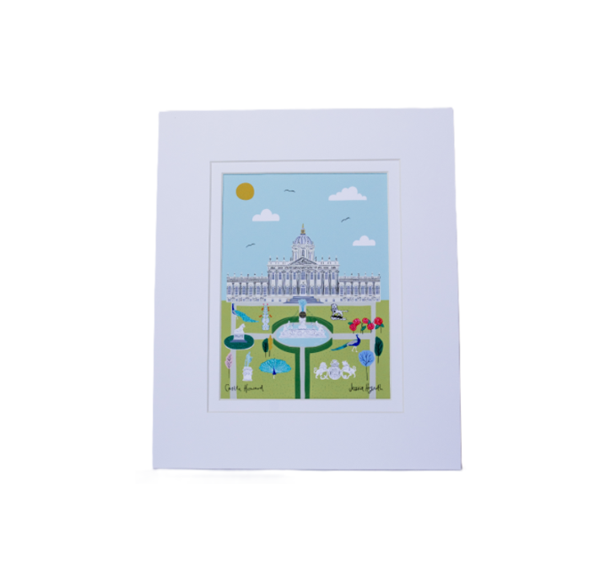 Castle Howard & Jess Hogarth Mounted Print
