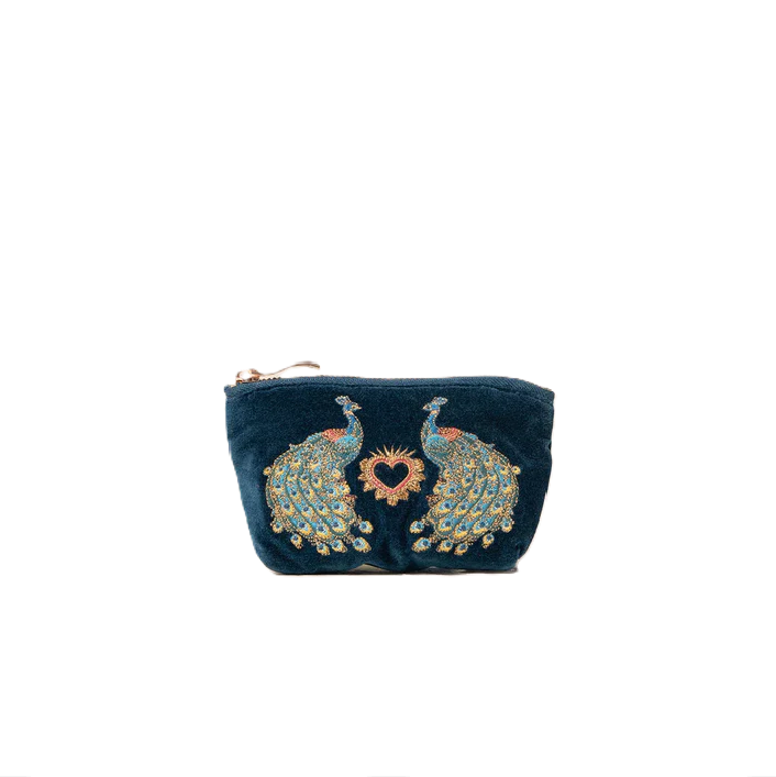 Elizabeth Scarlett Peacock Coin Purse