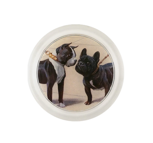 John Derian Boston Terrier French Bull Dog Coaster