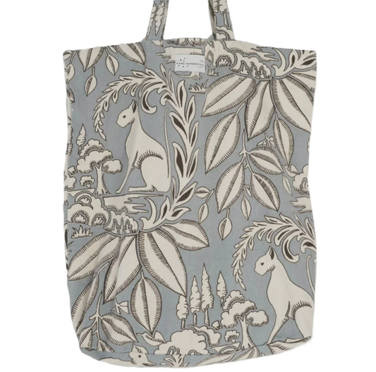 One Hundred Stars Sphinx Grey Canvas Bag