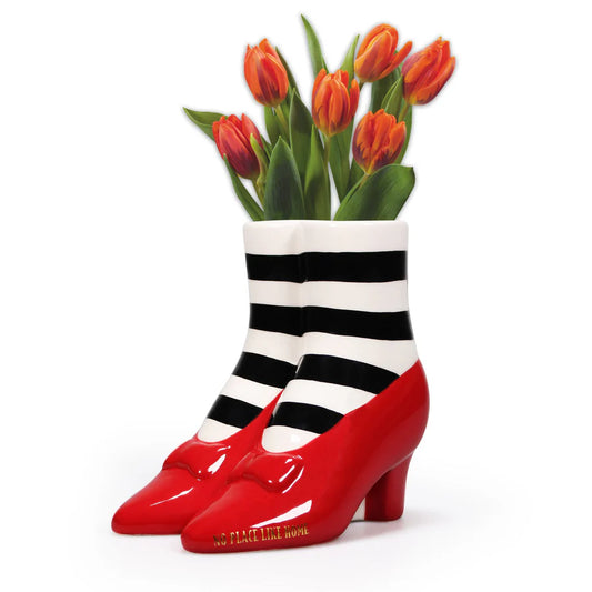 Wizard of Oz Red Shoes Vase