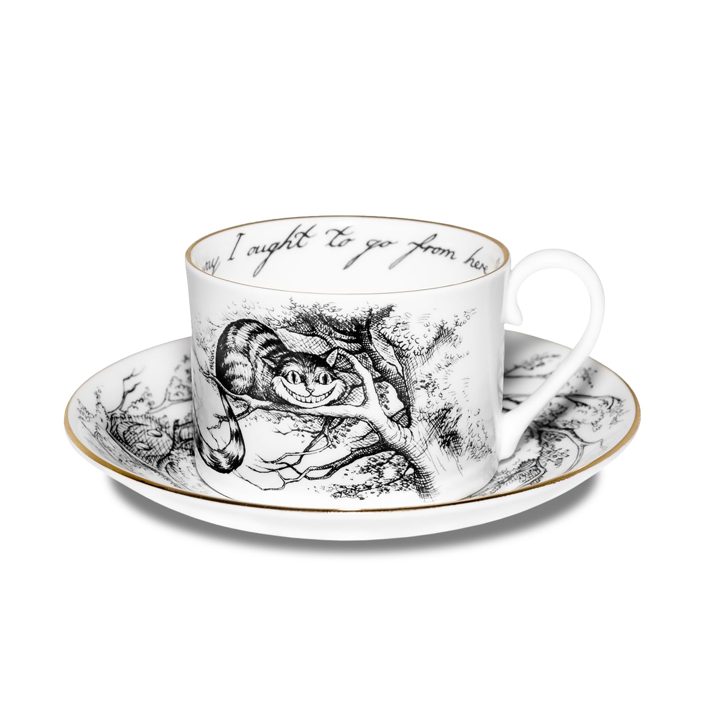 Alice in Wonderland Cheshire Cat Tea cup a Saucer