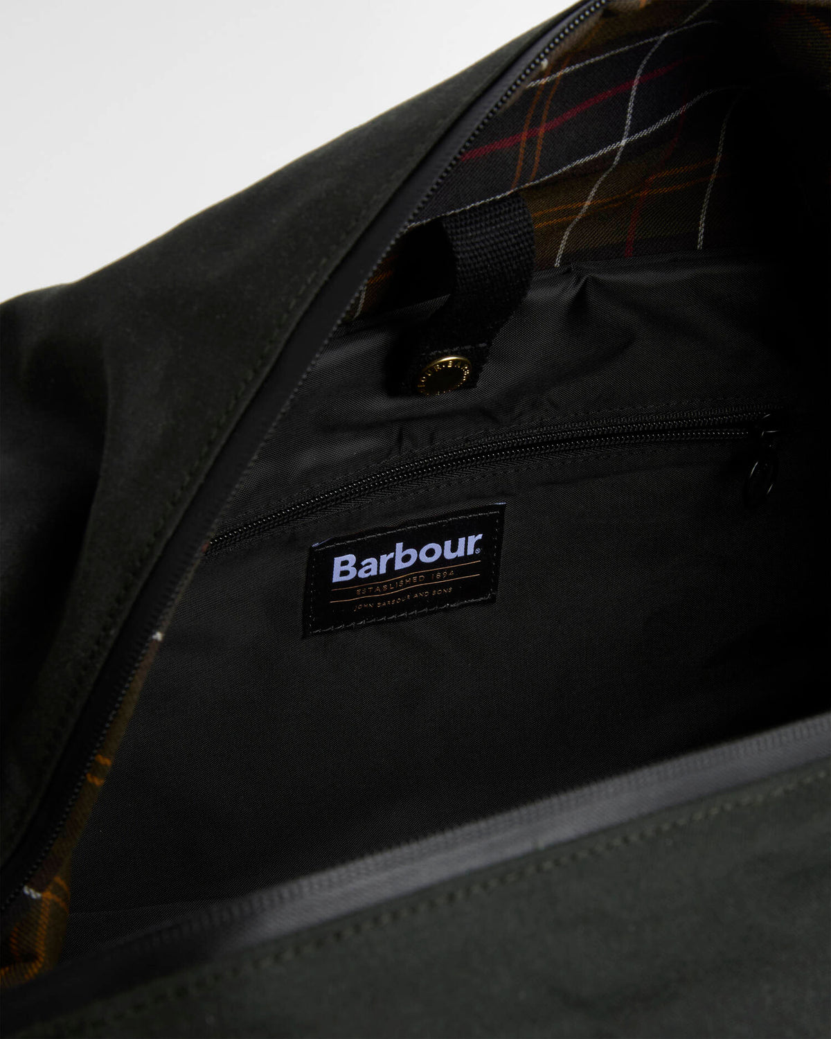 Barbour Field Wax Holdall Sage