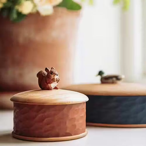 Wooden Squirrel Box