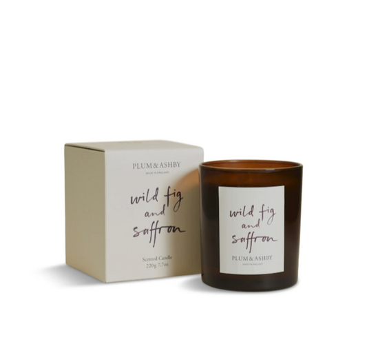 Plum & Ashby Wild Fig & Safron Candle