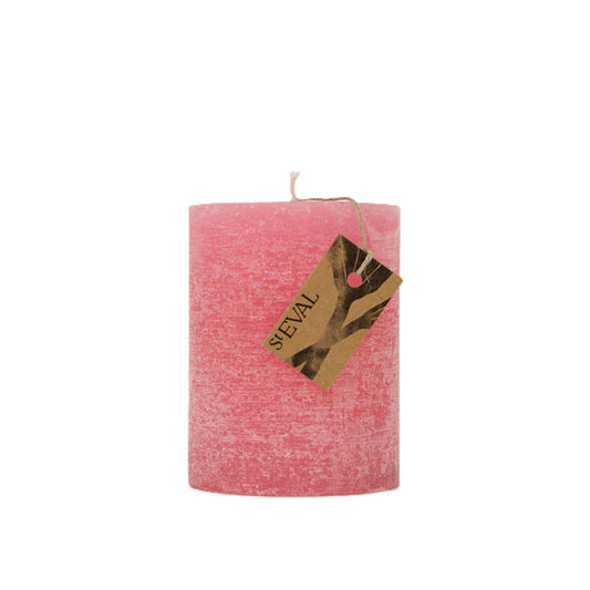 St Eval Pillar Wild Rhubarb & Pineapple Candle