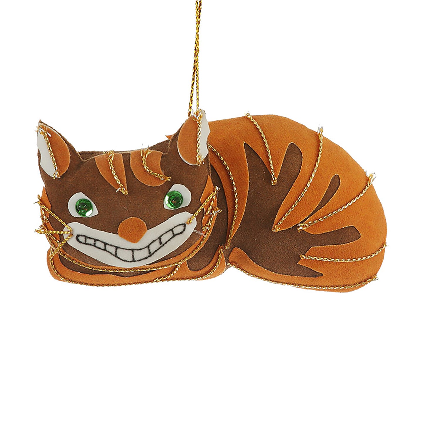 Cheshire Cat Embroidered Decoration