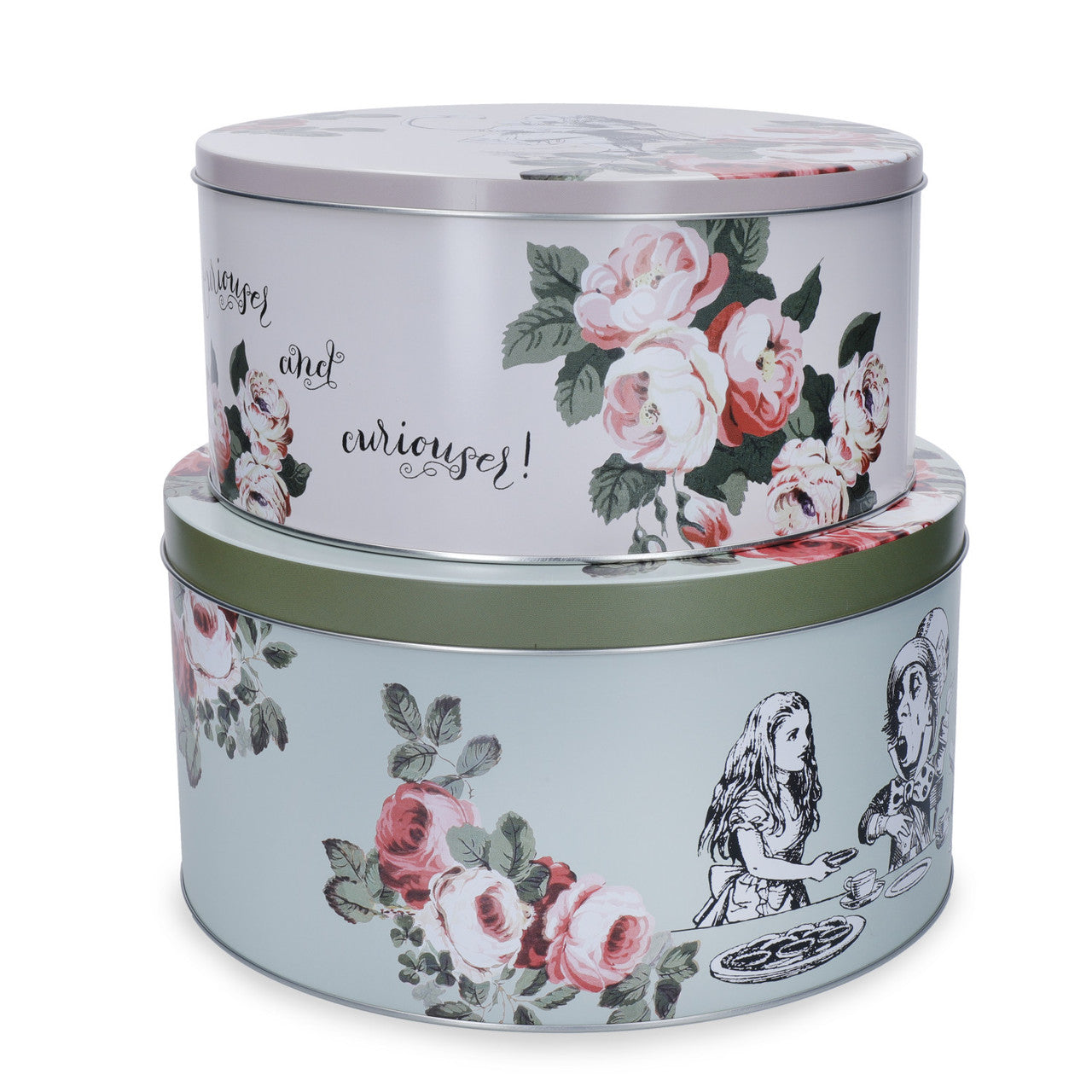 V&A Alice In Wonderland Cake Tin Set