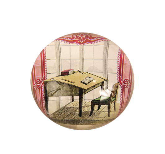 John Derian Writing Desk Dome Paperweight