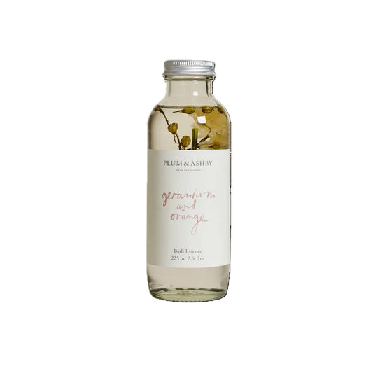 Plum & Ashby Geranium & Orange Bath Essene