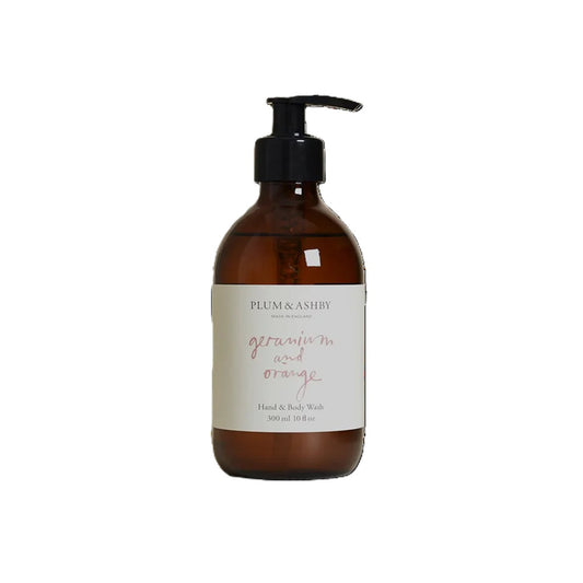Plum & Ashby Geranium & Orange Hand & Body Wash