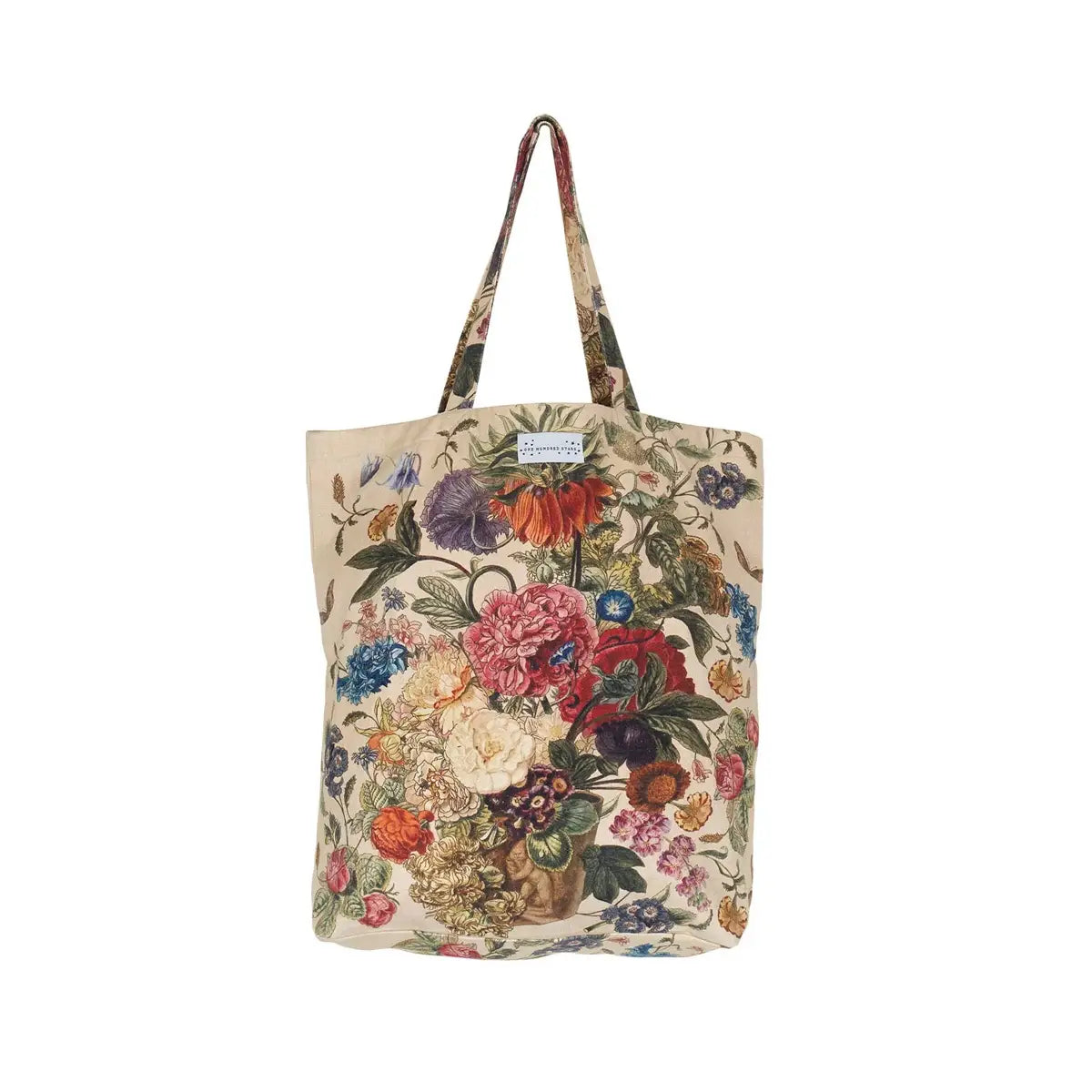 One Hundred Stars Primula Black Canvass Bag