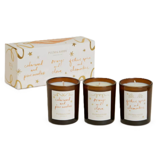 Plum & Ashby Christmas Festive Spice Candle Set