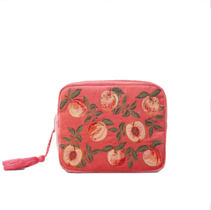 Elizabeth Scarlett Summer Peach Wash Bag