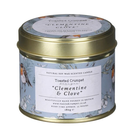 Toasted Crumpet Robin Pure Tin Candle