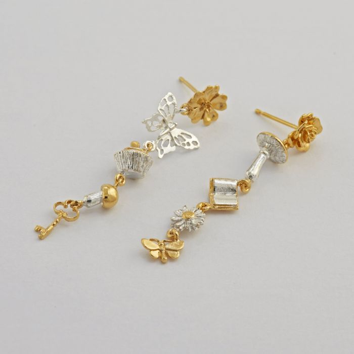 Tumbling Charm Earings