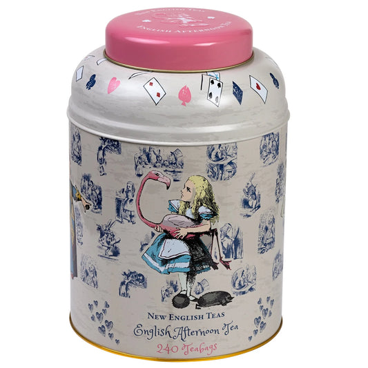 Vintage Alice in Wonderland Tea Caddy