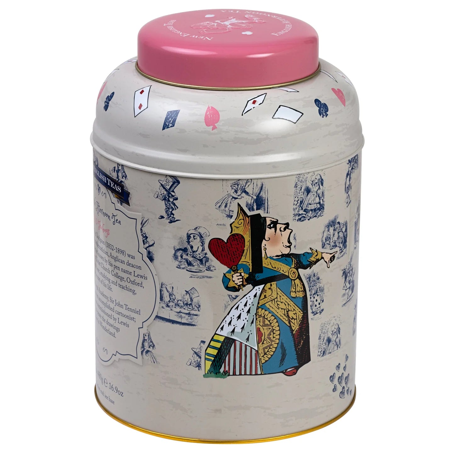 Vintage Alice in Wonderland Tea Caddy